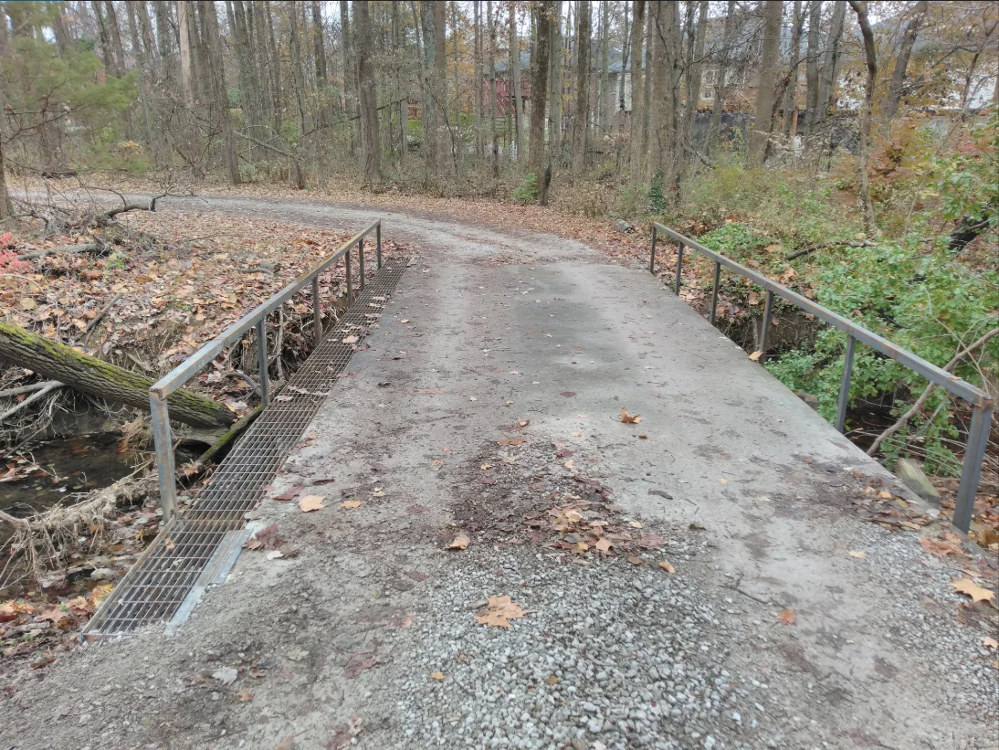 Pedestrian bridge welding job